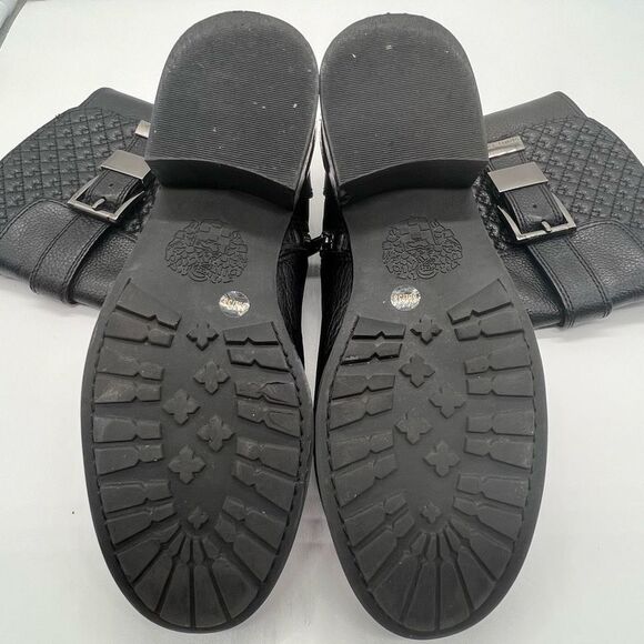 Vince Camuto Woman’s Welton Riding Mid Calf Side Zipper Leather Boots - Picture 6 of 13